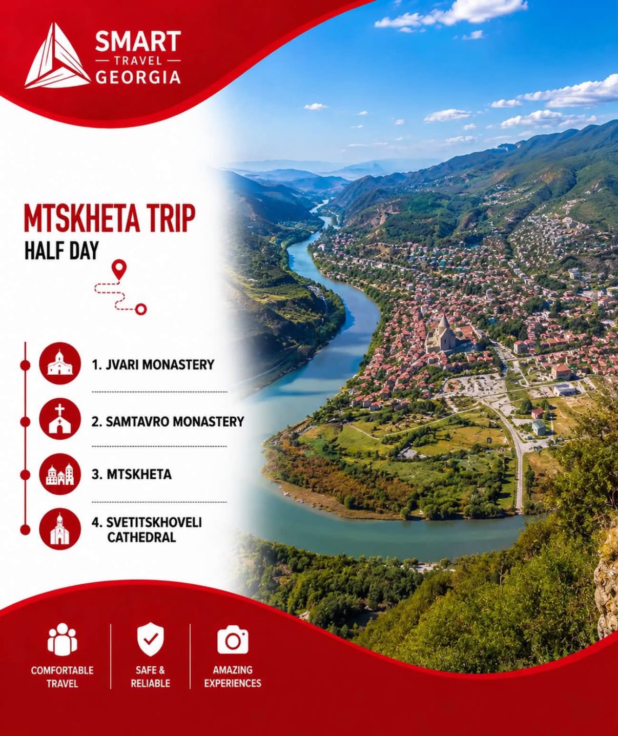 Mtskheta half day trip poster
